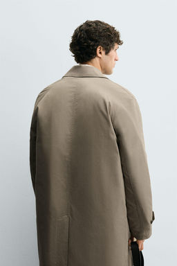 TRENCH COAT WITH DETACHABLE LINING