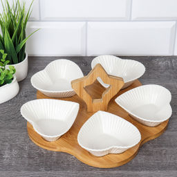 Менажница 5 предметов / MS5 /уп 24/ на подставке - Галеонтрейд фото 2