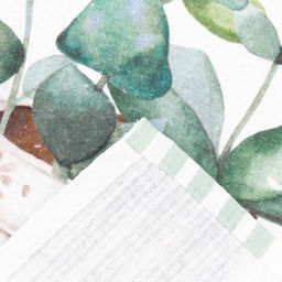 Полотенце Этель Green tree 40х70см, 100% хлопок, вафля  фото 2