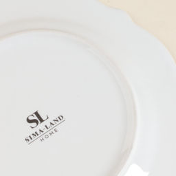 Тарелки SL Home «Аманде», d=21 см, набор 2 шт., фарфор, белые