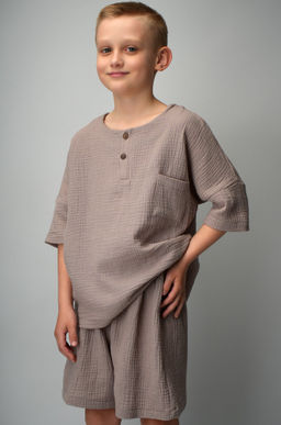 Костюм для мальчика из муслина Happyfox - Happy fox фото 2