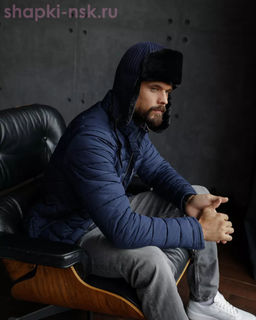 F 474 Ушанка мужская искуственный мех (60-61)