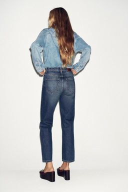 Z.05 RIGID HIGH-WAIST MOM JEANS - Zara фото 8
