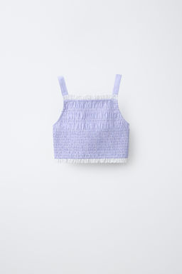 PACK CAMISA Y TOP RAYAS / Azul - Zara фото 4