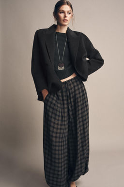 DOUBLE-BREASTED WOOL BLEND BLAZER ZW COLLECTION - Zara фото 6