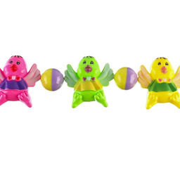 Растяжка на коляску/кроватку Птенчики, 3 игрушки, цвет МИКС, Крошка Я