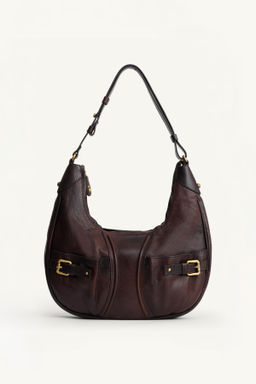 LIMITED EDITION LEATHER SHOULDER BAG - Zara фото 4
