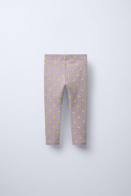 RIBBED PRINTED LEGGINGS - Zara фото 9