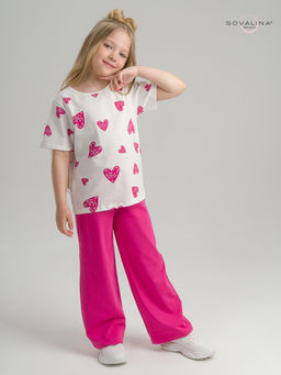 Костюм Лето разбитое сердце-фуксия