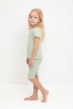 Crockid _ К 1632/морская пена,поле с ромашками пижама для дев  фото 5