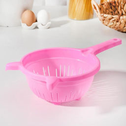 Цена за 2 шт. Дуршлаг кухонный Альт-Пласт, 1.6 л, d=19 см, пластик, МИКС