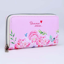 Кошелёк женский, отдел на молнии, цвет розовый - Nazamok фото 2
