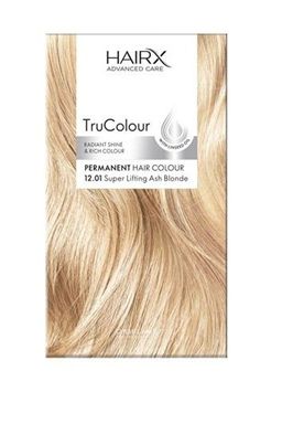 СТОЙКАЯ КРАСКА ДЛЯ ВОЛОС HAIRX TRUCOLOUR - УЛЬТРАСВЕТЛЫЙ ПЕПЕЛЬНЫЙ БЛОНД