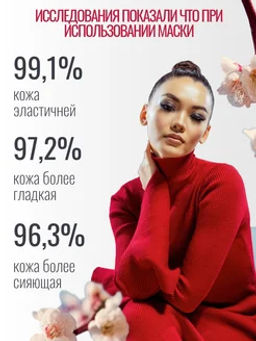 Гидрогелевая 3D маска для лица с коллагеном и сакурой