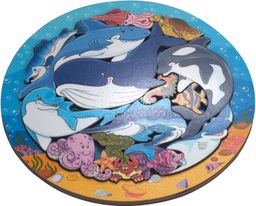 Зоопазл "Подводный мир" 16 дет.(дерево) арт.8114 390 /20