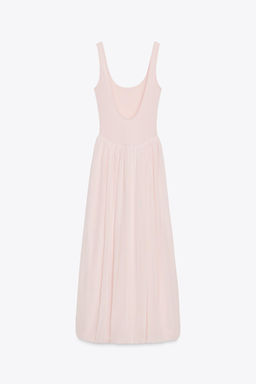 CONTRAST TULLE DRESS - Zara фото 8