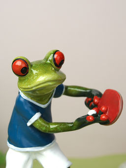 Цена за 2 шт. Фигурка Лягушка Теннисист 14 см / YX39021 /уп 2/24/ - Галеонтрейд фото 7