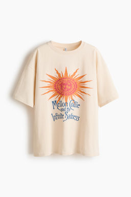 Camiseta oversize con motivo estampado - H&m фото 2