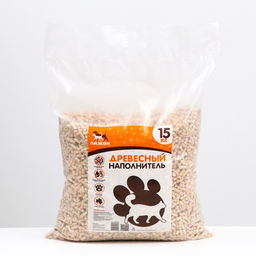 Наполнитель древесный Пижон 15 кг  фото 6
