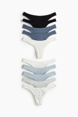 Pack de 10 bragas thong de algod?n - H&m фото 2