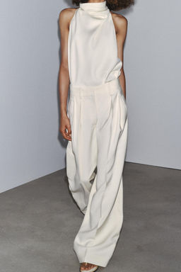 ZW COLLECTION FLOWING DARTED TROUSERS - Zara фото 2