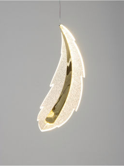 Люстра потолочная BayerLux Therese, 14 Вт, LED, 4000-6000К, золото, 35×13×13 см