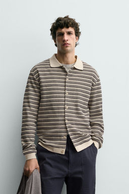 STRIPED TEXTURED JACKET - Zara фото 2