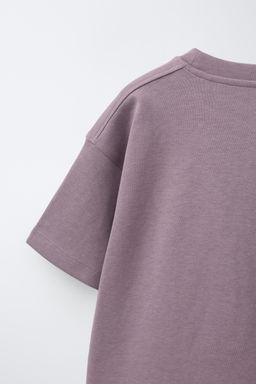 CONJUNTO CAMISETA Y BERMUDA INTERLOCK / Malva