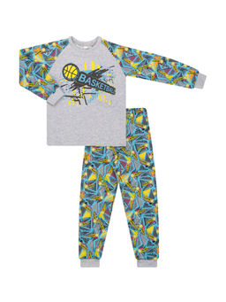 Пижама детская меланж принт баскетбол