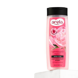 Цена за 2 шт. Крем-гель для душа ARELA, 250 мл, аромат чарующего пиона