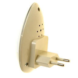 Цена за 2 шт. Ночник "Светлячок" с датчиком освещения, 3_LED х 1 Вт, 10 см (220В) серебр. RISALUX