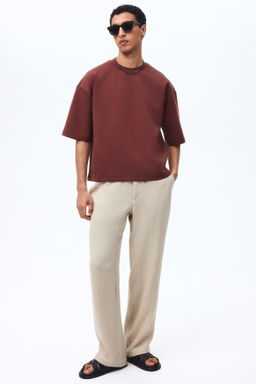 Camiseta efecto neopreno Oversized Fit - H&m фото 6