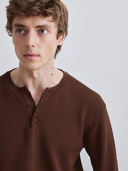 Bisiklet Yaka Erkek Triko Kazak