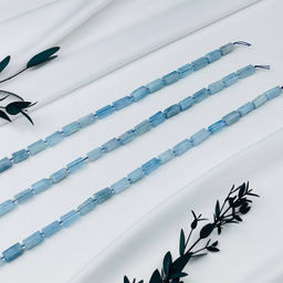 Бусины для украшений из Аквамарина 40 см