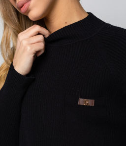 Джемпер #КТ8210, чёрный