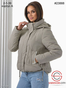 Женская весенняя куртка с капюшоном - Bruno фото 5