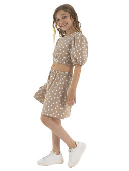 Комп.:блузка,шорты для девочки О56932 - Карамелли фото 3