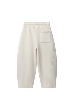 BARREL PLUSH TROUSERS WITH LABEL - Zara фото 6