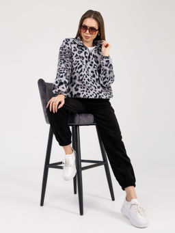 Костюм женский флисовый с брюками АЛИСА ЛЕОПАРД - Domtrik фото 5