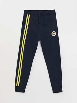 Beli Lastikli Fenerbah?e Bask?l? Erkek ?ocuk Jogger E?ofman Alt?