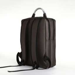 Рюкзак городской на молнии, 2 кармана, с USB, цвет коричневый - Simaland фото 2