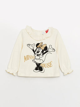 Minnie Mouse Bask?l? K?z Bebek 3l? Tak?m - Waikiki фото 3
