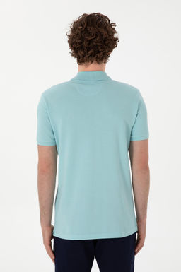 Erkek Slim Fit Polo Yaka A__k Mavi Basic Ti__rt Sepette S_rpriz _ndirim - U.s. polo assn фото 5