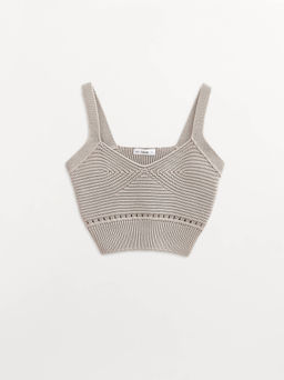 CONTE LDK2460 Топ женский beige - Conte elegant фото 6