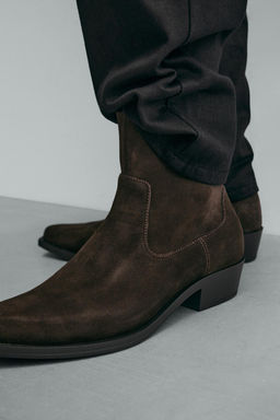 POINTED TOE COWBOY BOOTS - Zara фото 10