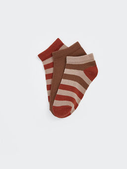 ?izgili Erkek ?ocuk Patik ?orap 3l? - Waikiki фото 2