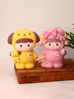 Копилка Family dog, yellow (17,5 см), пластик