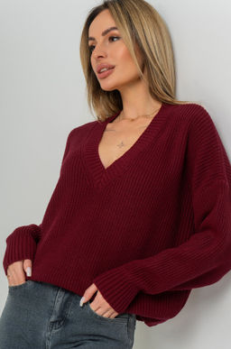 Женский вязаный джемпер оверсайз Happyfox - Happy fox фото 7