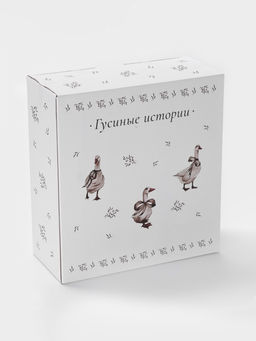 Блинница Доляна «Гуси», d=23 см, h=11 см, доломит, белая