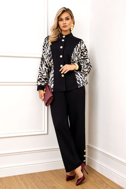 Костюм AGATTI 5832-Р черно-белый фото 5